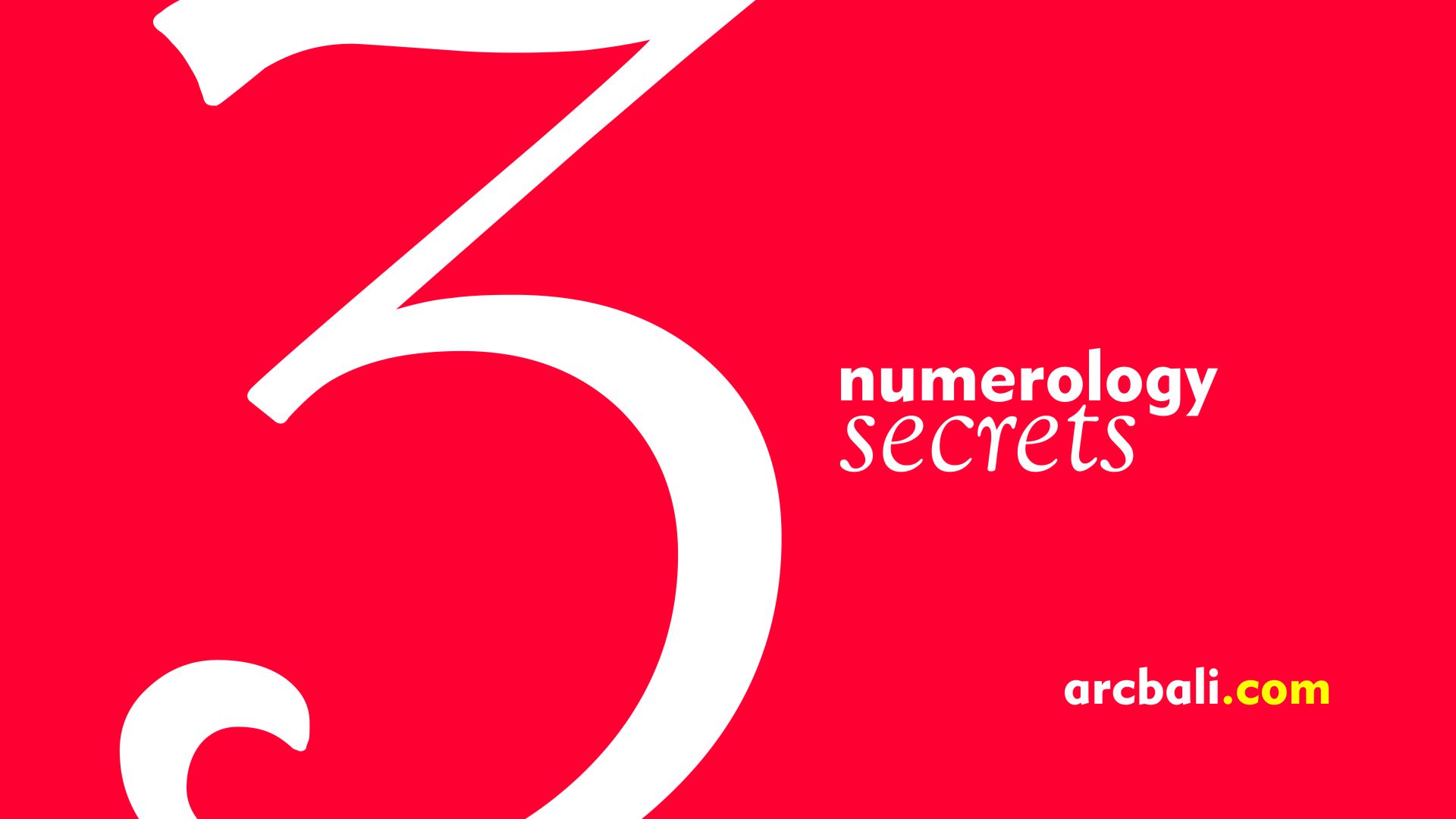 Numerology Number 3; Creative Kids - ARC BALI - Numerology